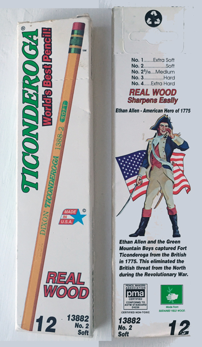 Vintage Dixon Ticonderoga pencils